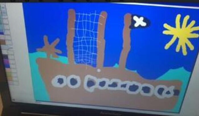 All aboard our role-play pirate ship!